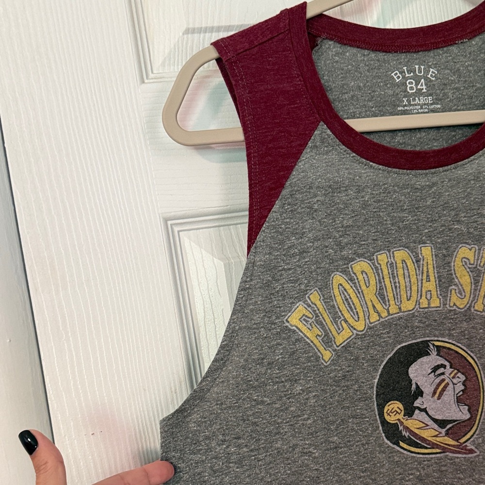 FSU Gray and Maroon Tank Top - Picture 3 of 5